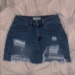PacSun jean skirt